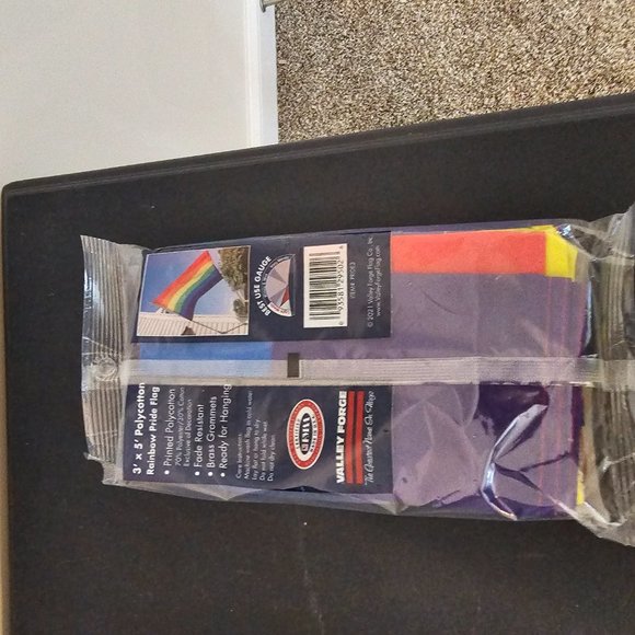 NEW NIP Valley Forge 3' x 5' Rainbow Pride Flag Made in the USA - Picture 3 of 3